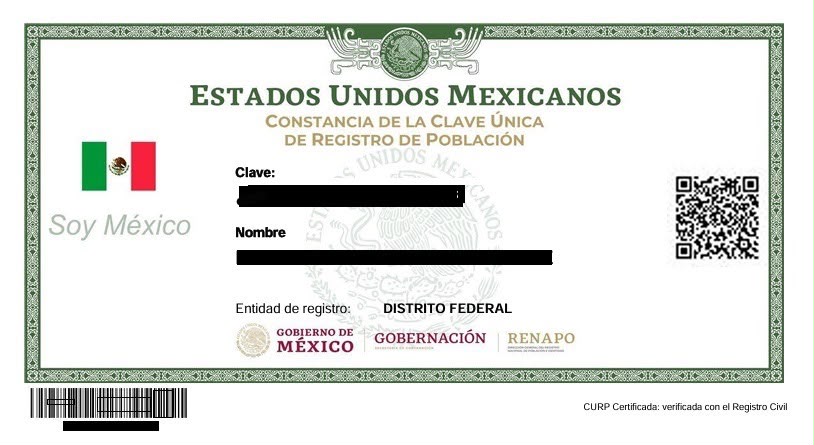 CURP Certificaciones